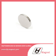 N52 Disc Sintered NdFeB Magnet Manufactured by High Quality Factory Passed ISO14001